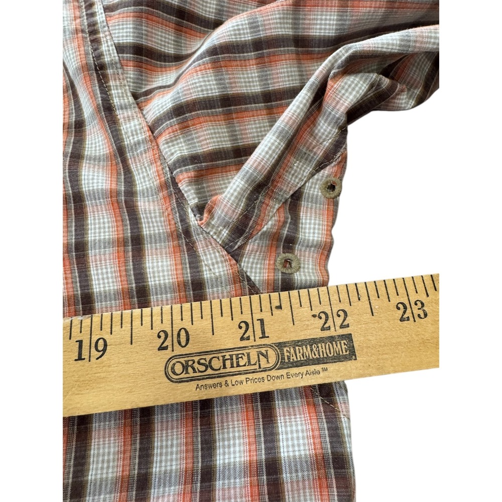 Lot of 2 Ariat Pro Series Mens Fitted Plaid Long Sleeve Button Down Shirts SZ M - Picture 4 of 15